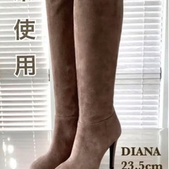 【美品　未使用】ダイアナ　DIANA ロングブーツ　スエード