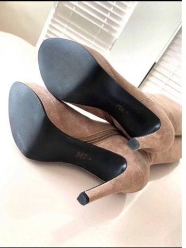 靴 【美品 未使用】ダイアナ DIANA ロングブーツ スエード