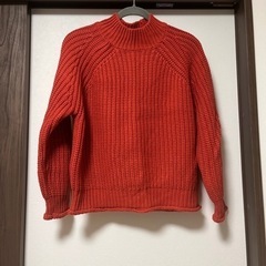 GU チャンキーニット　ハイネックセーター