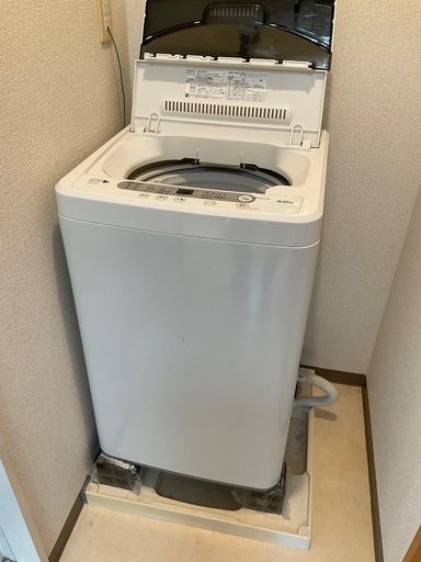室内使用の6キロの洗濯機です。
