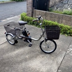 【ネット決済】自動アシスト付き自転車　三輪