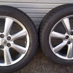🌠受付終了(値下げ)トヨタクラウン純正18インチホイール4本セット。ブリザックスタッドレスタイヤ🌠