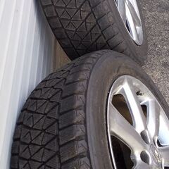 🌠受付終了(値下げ)トヨタクラウン純正18インチホイール4本セット。ブリザックスタッドレスタイヤ🌠