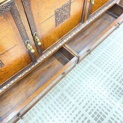 ジモティ特別価格】昭和レトロ サイドボード 西洋風 アンティーク 家具 
