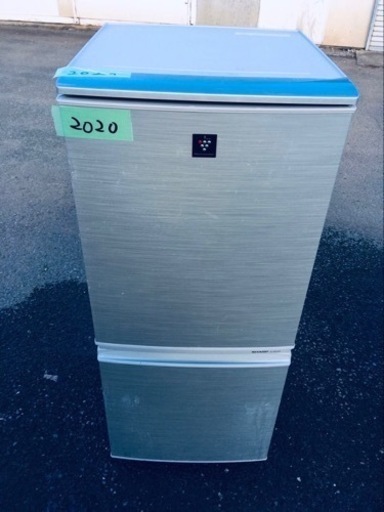 2020番 SHARP✨ノンフロン冷凍冷蔵庫✨SJ-PD14X-N‼️