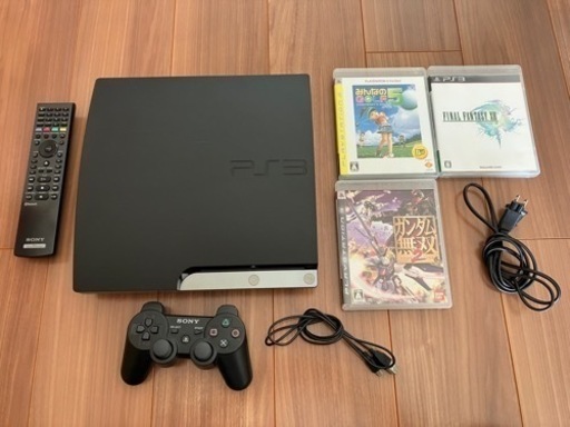 PS3 本体 付属品 ソフト 完動品