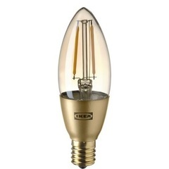 【IKEA】シャンデリアLED電球 E17 6個