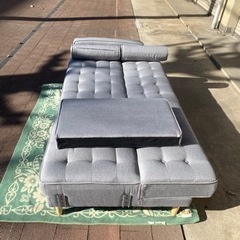 ニトリ　ソファーベッドグレー(HMB01 GY）美品