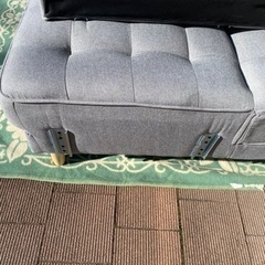 ニトリ　ソファーベッドグレー(HMB01 GY）美品
