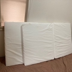 ベビー布団2セット　日本製　固わた敷布団と掛け布団と枕