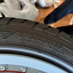 レイズ ボルクレーシング GT-P 215/45r17 タイヤ8分山 4本 鍛造2ピース