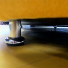 【リサイクルストアスターズ鹿大店】2人掛け　ビーンズ　ローソファ　イエロー