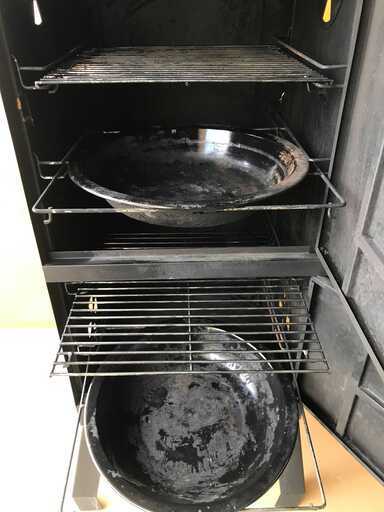 福岡）福岡市東区より　現状品　ONOE　尾上製作所　屋外用　大型燻製器　チャコールスモーカー　引取限定