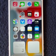 iphone6s Plus 64GB rosegold バッテリ...