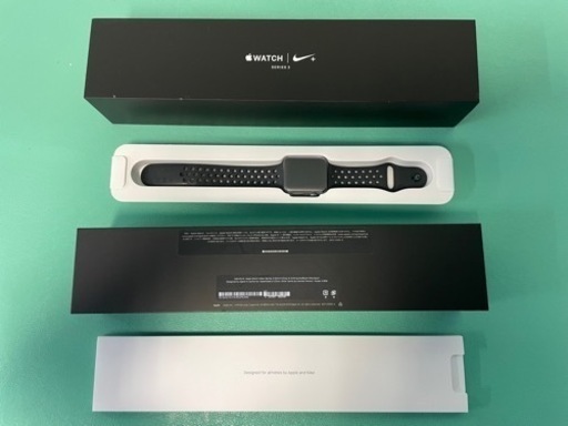 ■訳あり特価■ 正規品 Apple Watch NIKE＋series3 42mm スペースグレイ MQL42J/A GPSモデル