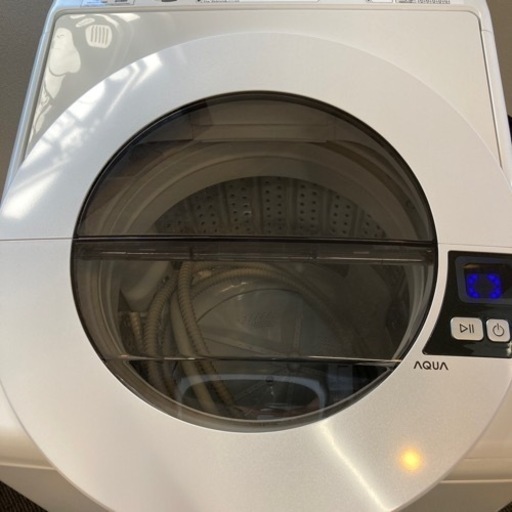 【中古品】AQUA 全自動電気洗濯機 AQW-LV800F 2017年製 8kg 1-1