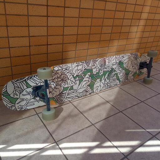 ほぼ新品】OXELO(オクセロ) ロングスケートボード DANCE100 スケボー