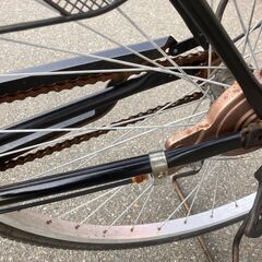 27インチ 自転車 シティサイクル ママチャリ ブラック 黒系 No.357