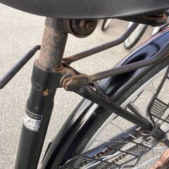 27インチ 自転車 シティサイクル ママチャリ ブラック 黒系 No.357