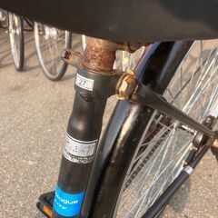 27インチ 自転車 シティサイクル ブラック No.362 ※現金、クレジット