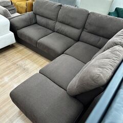 3人掛けソファ カウチソファ ニトリ オットマン付き そふぁ 幅240cm 定価129,000円💳自社配送時🌟代引き可💳※現金、クレジット、スマホ決済対応※【送料に設置込】