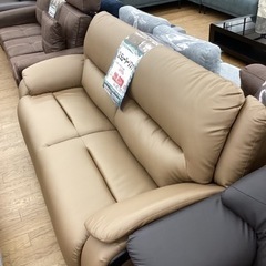 KA-8【新入荷 アウトレット】2シーターソファ ブラウン