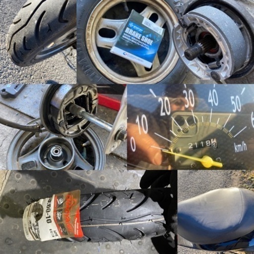 ☆ディオ低燃費4スト☆バッテリー・タイヤ・ブレーキなど新品交換^_