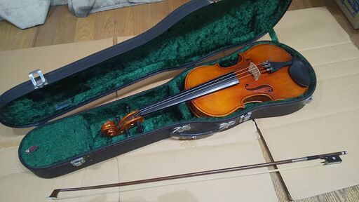SUZUKI No.520 4/4 1982年製 バイオリン 弓とケース付き