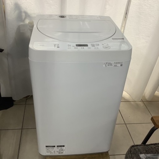 SHARP シャープ　洗濯機　ES-GE5D-W  2020年製　5.5㎏