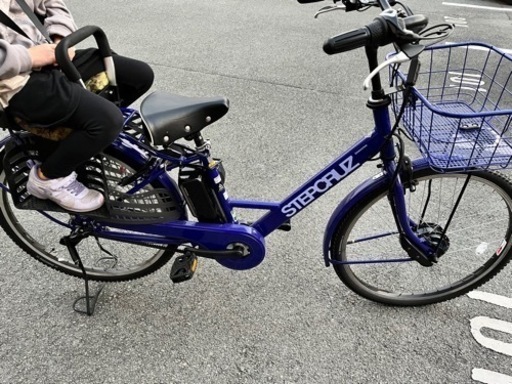 ブリヂストン電動自転車26㌅  ステップクルーズe バイオレットブルー