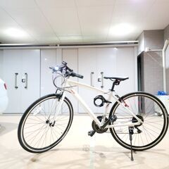 自転車　440ミリ MASERATI クロスバイク (ホワイト)