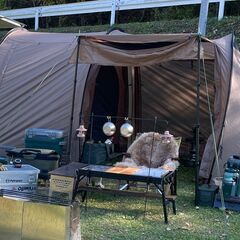 【取引予定者あり】[ビジョンピークス] テント 2ルームテント トレスアーチ２ルームテント　コヨーテ