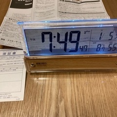 SQ782B SEIKO セイコー シースルー液晶 デジタル時計