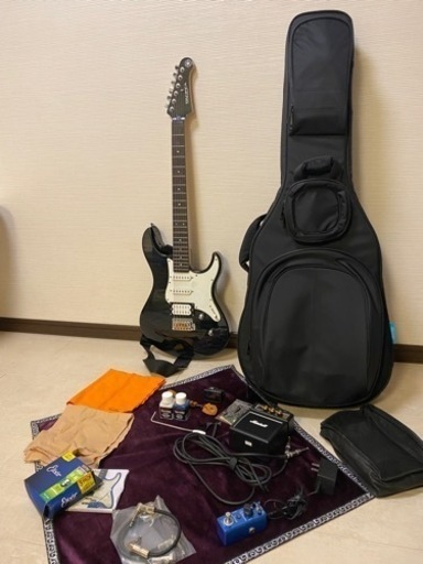 中古YAMAHA エレキギター PACIFICA PAC212VQM＋もろもろセット