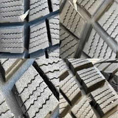 デリカd5 三菱純正ホイール　(おまけでスタッドレスタイヤ215/60R17ブリザック2013年製付き)