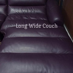 ☑️ジモ売約済　配達0円　極上イタリア本革60万BLUELABEL大型コーナーカウチソファー