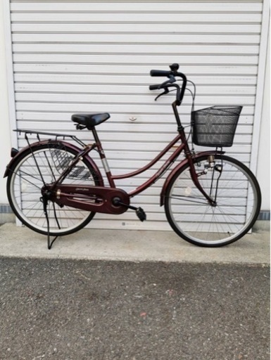 J006 使用感有り！ 軽快自転車 Tenerezza LEDオート 27インチ 6段変速