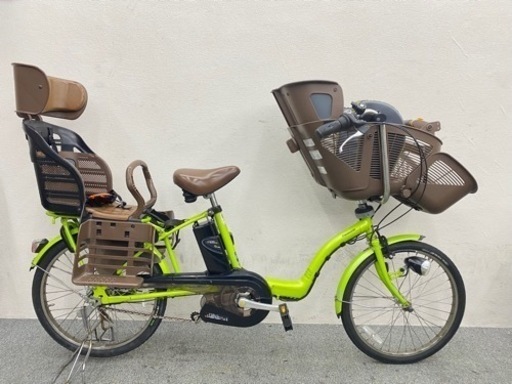 激安❗️パナソニック電動自転車3人乗りタイプ　子供乗せシート付きのお買い得