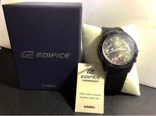 売り切れました、ありがとうございました‼️ 新品未使用‼️ Casio エディフィス　新品輸入腕時計