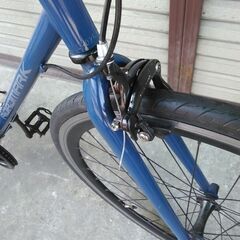 クロスバイク ROADMARK 6段変速 700 ダークブルー 配送無料