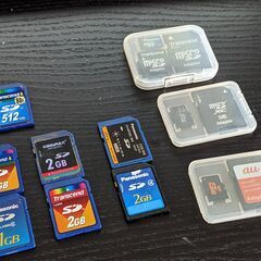 小容量SDカード多数