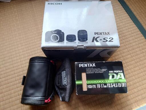 《おまけあり》《値下げしました》PENTAX　ks-2　ダブルズームレンズ＋フィッシュアイレンズ