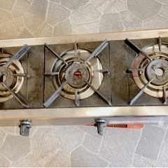 値引きします！リンナイ業務用3口ガスコンロ(都市ガス)