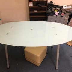 IKEA ダイニングテーブル　オフィステーブル　ミーティングテー...