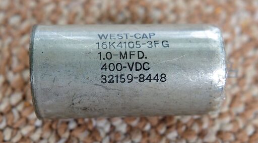 West-capオイルコン(真空管アンプ用)400WV, 1uF 10本 未使用品