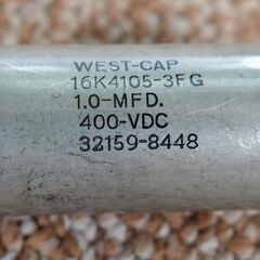 West-capオイルコン(真空管アンプ用)400WV, 1uF...