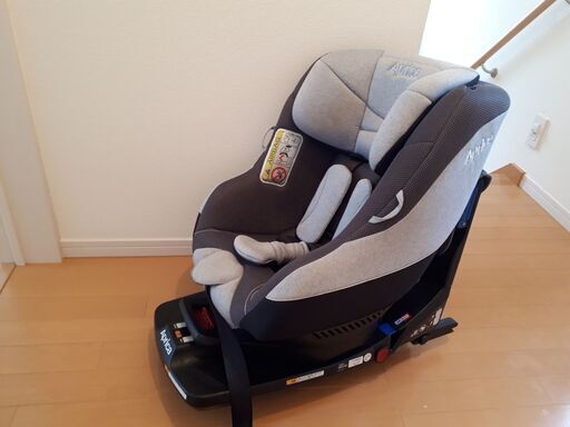 【美品】Aprica Cururila アプリカ クルリラAC グレー ベビー\u0026チャイルドシート 2016315 ISOFIX