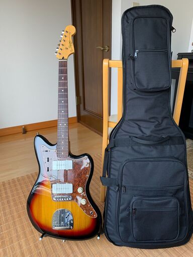 取引確定　フェンダー　エレキギター　スクワイヤー　ジャズマスター　ギグバック付き