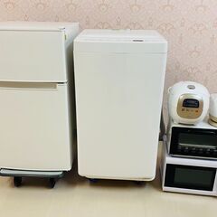 新生活応援 家電6点セット 2ドア冷凍冷蔵庫 洗濯機 電子レンジ...
