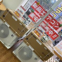 新品エアコン値下げ致しました(^_-)-☆